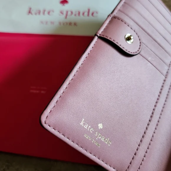 Kate Spade Purple Pink Wallet Like New - Picture 4 of 6
